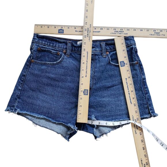 Abercrombie & Fitch Cutoff Mom Shorts Womens 28/6 High Rise Denim - Picture 4 of 7